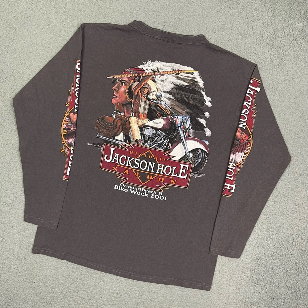Vintage 2001 biker long sleeve T-shirt